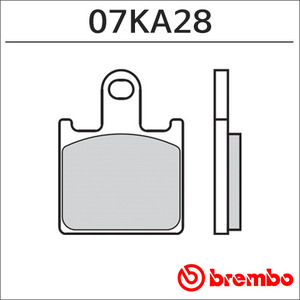 브램보 B-KING 1300 브레이크패드 프론트(07-08),07KA28